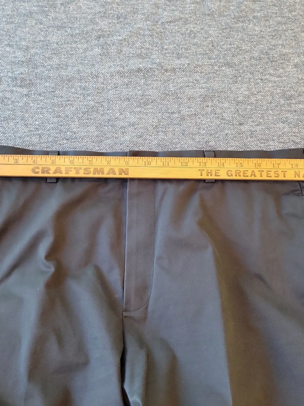 Brooks Brothers Advantage Chino Clark Men's 38x32 Black Golf‎ Pants Lightweight